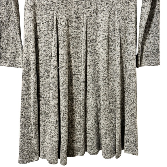 Anthropology Dolan Fit and Flare Dress Gray Long Sleeve Womens Size Small - Picture 7 of 15